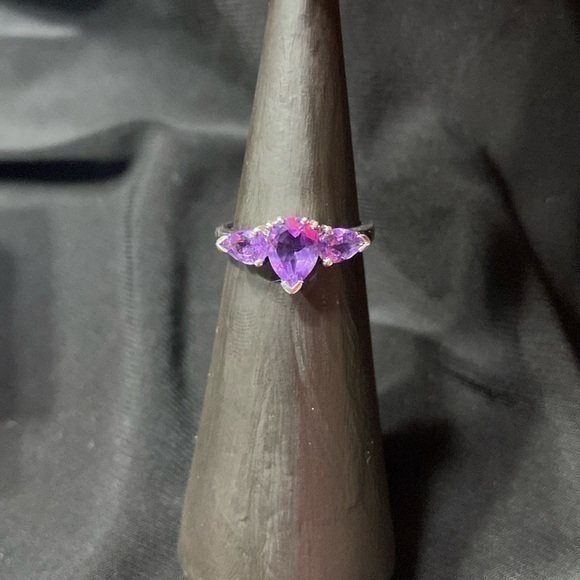 JTV Sterling silver and Amethyst ring! - Picture 1 of 3